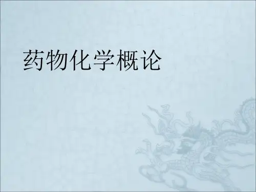 《药物化学概论》PPT课件