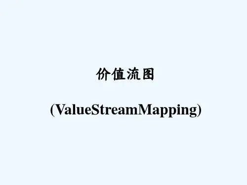 价值流程图绘制方法(精益生产)