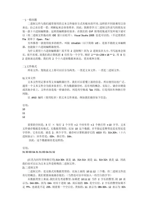 二进制文件