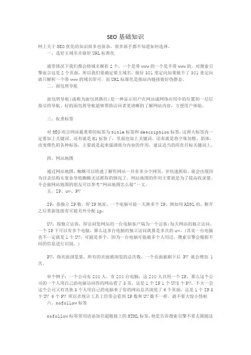 SEO基础知识