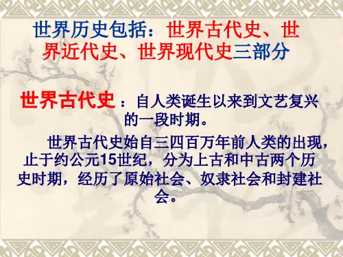 课史前时期的人类华师版九上精品PPT课件