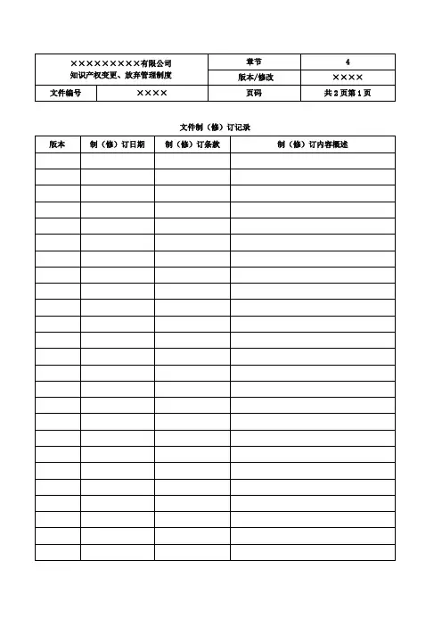 04-05 知识产权变更、放弃管理制度(IPC04-05)
