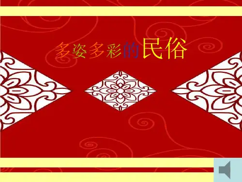 多姿多彩的山西民俗文化PPT课件