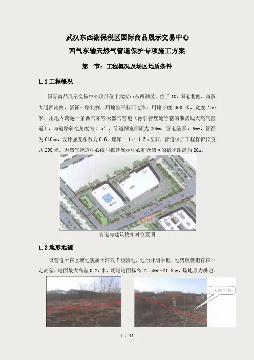 天然气管道保护专项方案