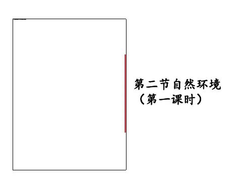 第六章第二节 自然环境 第一课时课件2021-2022学年人教版地理七年级下册