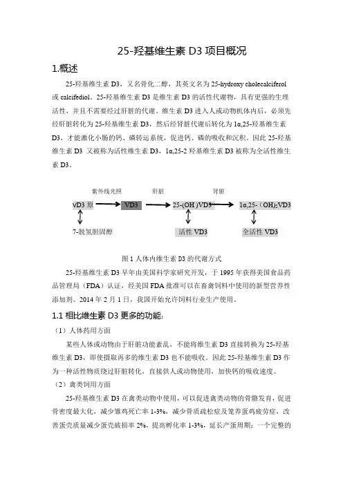 25-羟基VD3简介