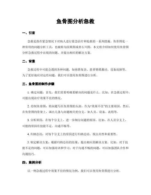 鱼骨图分析急救