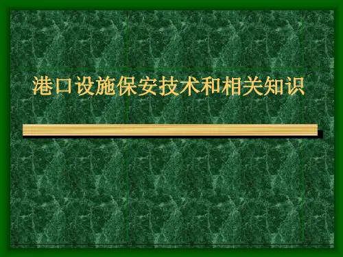 港口设施保安的相关技术