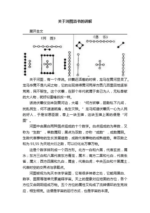 关于河图洛书的讲解
