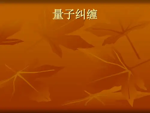 量子纠缠1