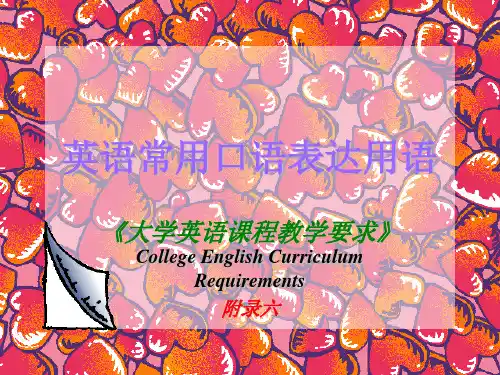 英语常用口语表达用语