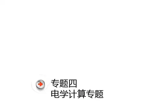 广东省深圳市2017年中考物理总复习课件专题四、五 电学计算专题、解答题专题 (共12张PPT)