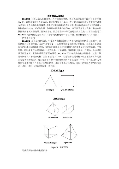 参考第05章fluent网格