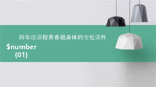 四年级课程青春期身体的变化课件