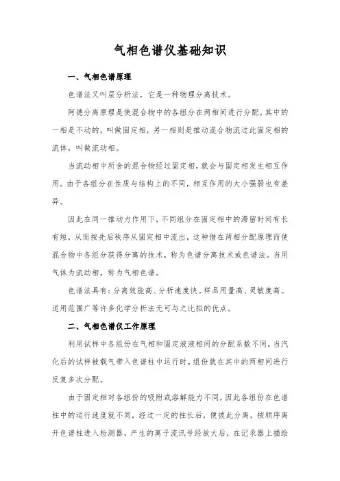 气相色谱仪基础知识