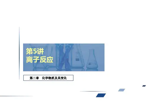 人教版高考化学总复习课件-离子反应