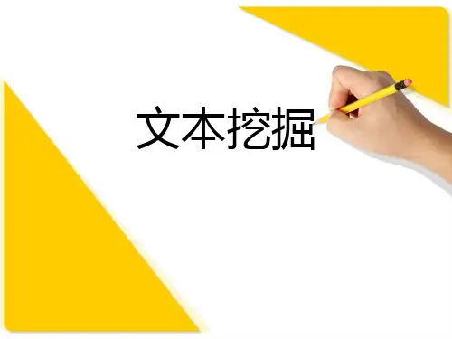 文本挖掘综述课件PPT课件