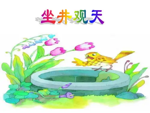 坐井观天完整版ppt课件