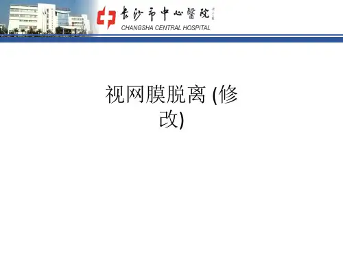 视网膜脱离 (修改)ppt课件