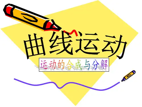 曲线运动运动的合成与分解(2015-10-12)