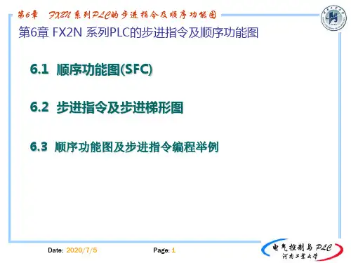 第6章 FX2N 系列PLC的步进指令及顺序功能图《电气控制与PLC系统》课件