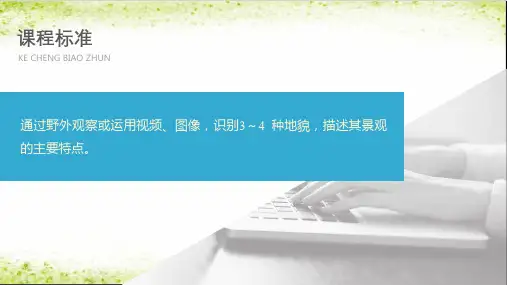 新教材地理必修1人教版第四章第一节常见地貌类型1课件