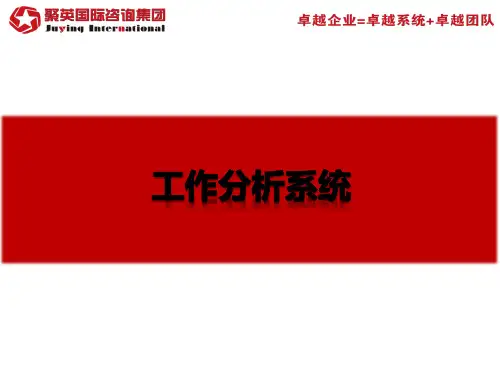 工作分析系统