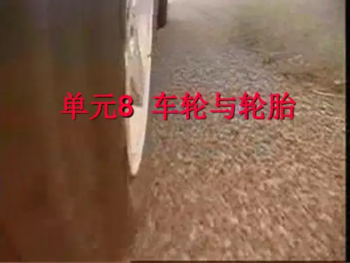 汽车车轮与轮胎课件