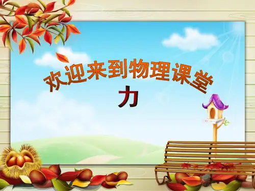 沪教版(上海)物理八年级上册-3.3 力 课件 