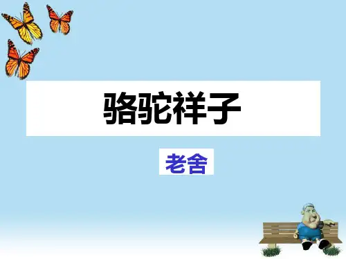 人教版高中语文选修“中国小说欣赏”第八单元第16课《骆驼祥子·高妈》优秀课件 (共31张PPT)