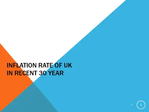 英国近30年通货膨胀