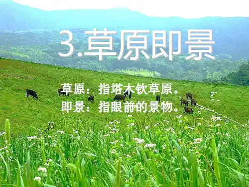 3.草原即景-精品课件