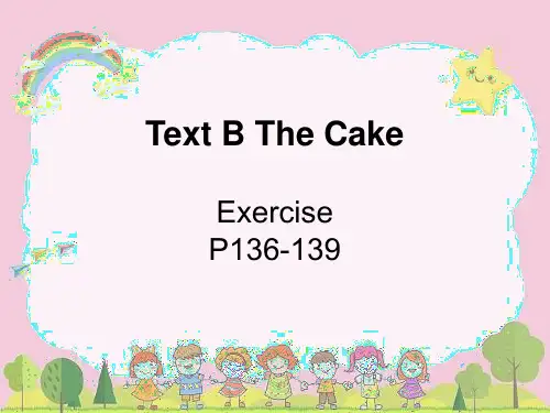 自考英语二(00015)Unit 2 Text B 练习