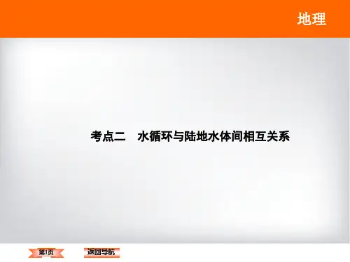 1-1-3-2水循环与陆地水体间相互关系