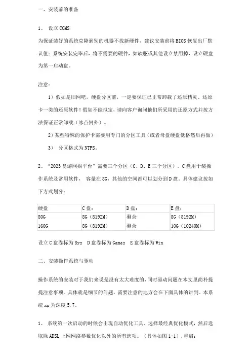 母盘制作流程仅供参考