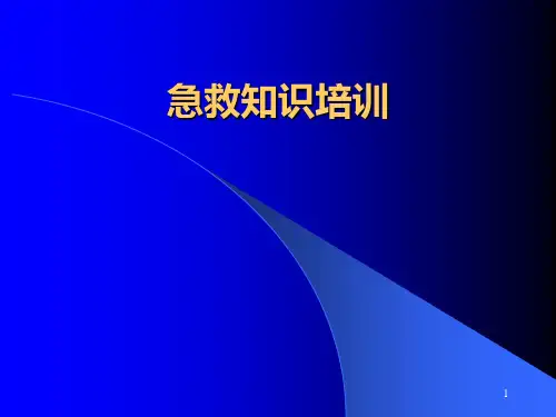 各类急救知识PPT课件
