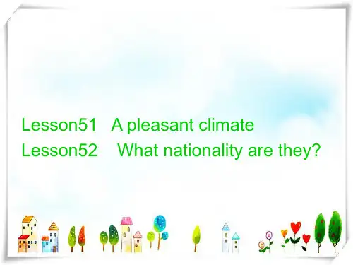 新概念英语NCE1_Lesson51-52(共61页)课件