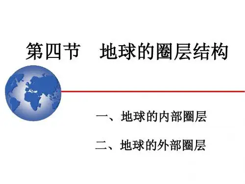 第四课地球的圈层结构