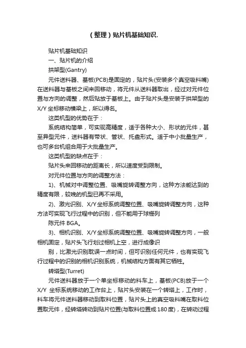（整理）贴片机基础知识.