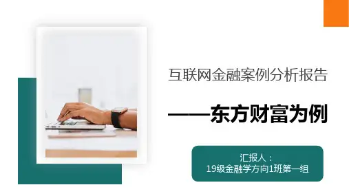 东方财富金融案列分析