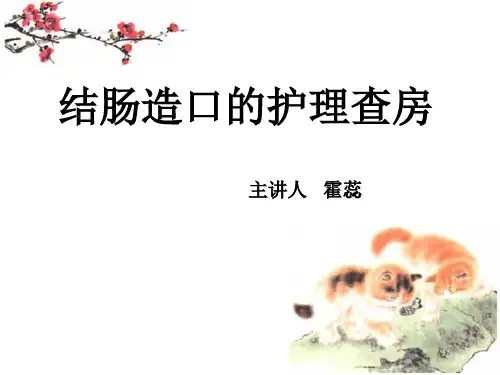 结肠造口的护理查房 PPT课件