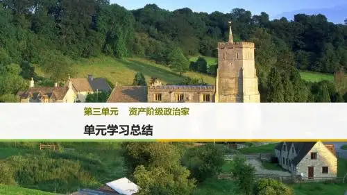 2017-2018学年高中历史岳麓版选修四课件:第三单元 资产阶级政治家 单元学习总结
