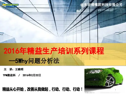 5Why问题分析法(完整版)ppt课件