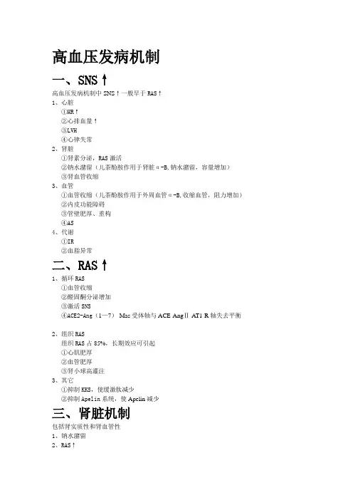 高血压发病机制