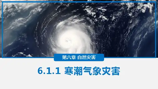 寒潮气象灾害pp课件