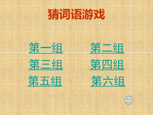 2016高海东趣味猜词游戏