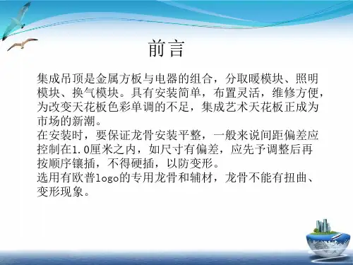 铝扣板安装问题解析PPT课件