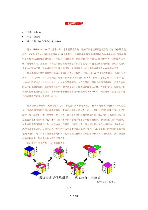 魔方玩法图解