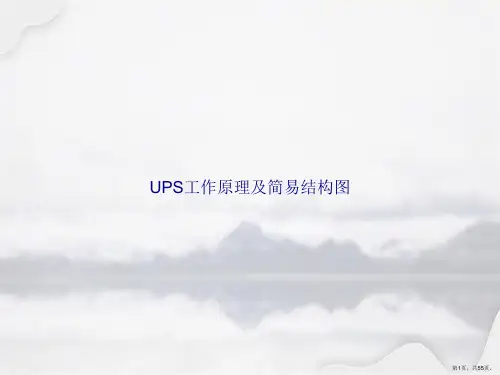 UPS工作原理及简易结构图讲课文档