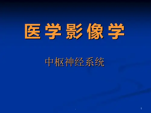 医学影像学中枢神经系统PPT课件